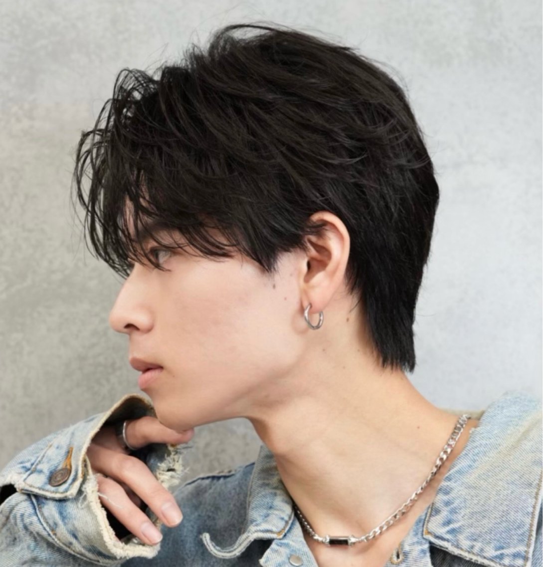 パーマ ヘアアレンジ メンズ ダウンパーマ フェザーパーマ メンズパーマ ニュアンスパーマ カット パーマ ヘアセット (メンズ特化)AKI /古本晃大のヘアスタイル