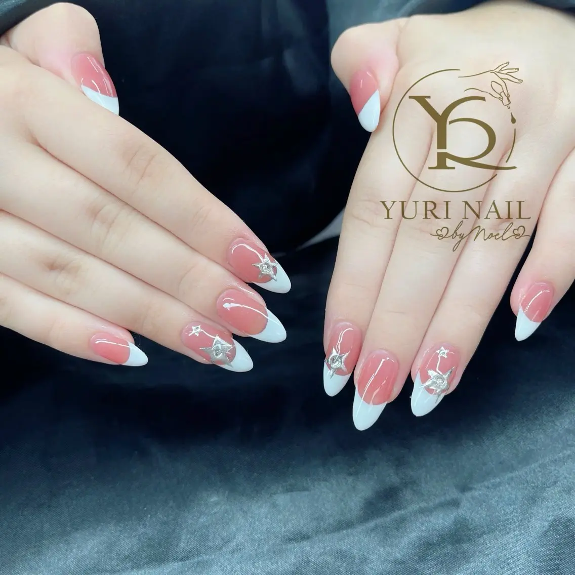 ネイル チークネイル フットネイル フレンチネイル グラデーション キラキラネイル YURI Nail Funabashiのネイルデザイン