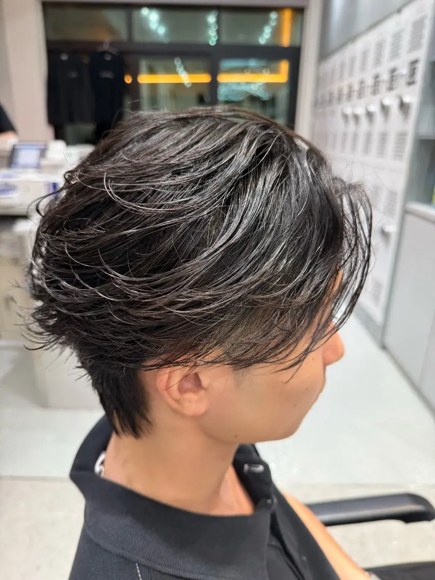 パーマ メンズ カット パーマ fifth 村田 悠輔のヘアスタイル