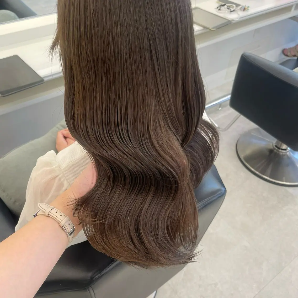 カラー ParveMix 🩶🫧入江 香名のヘアスタイル
