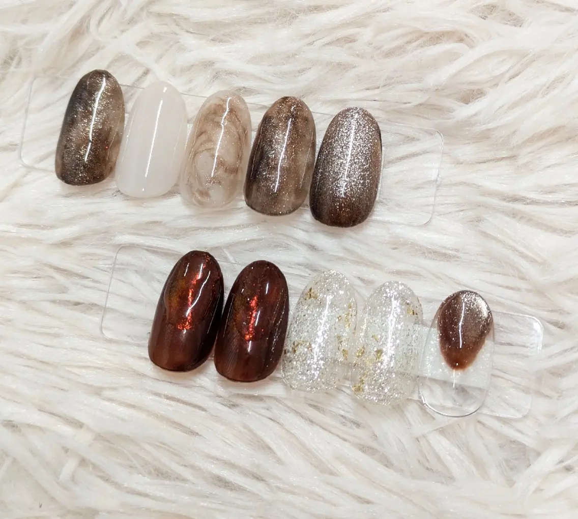 ネイル ニュアンスネイル 會田 瑠衣のネイルデザイン