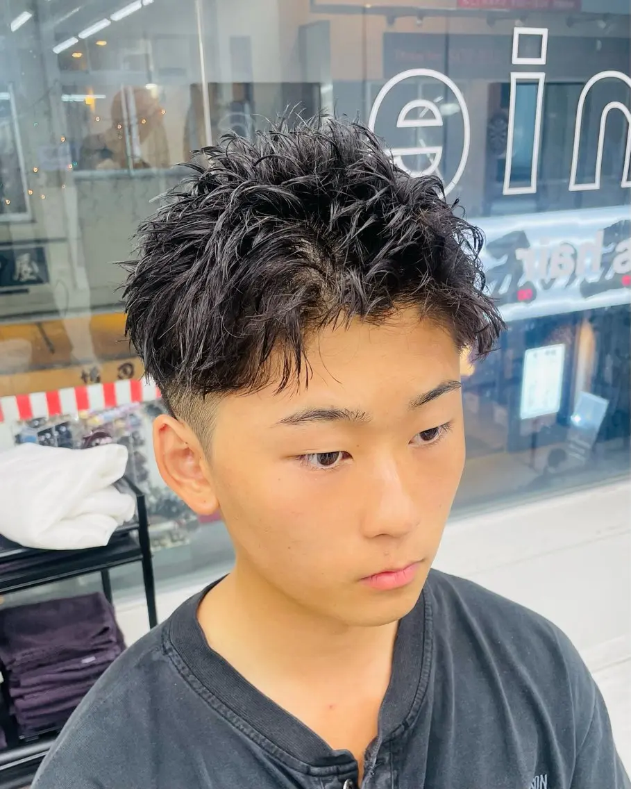 ショート メンズ カット 👑メンズ/パーマ/ 小島桐弥👑のヘアスタイル