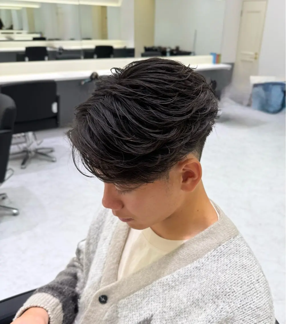 パーマ パーマ 岡山 綾汰のヘアスタイル