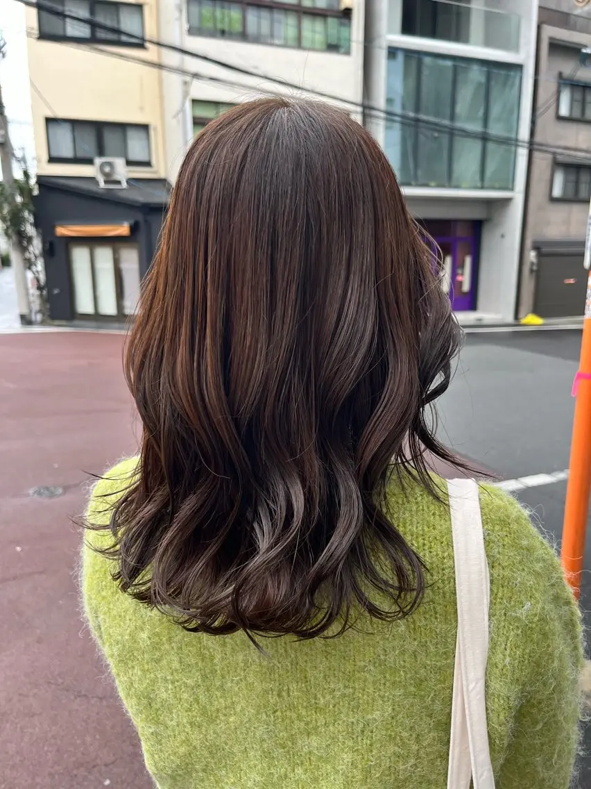 セミロング 藤倉なつみ/ パーマモデル様募集中のヘアスタイル