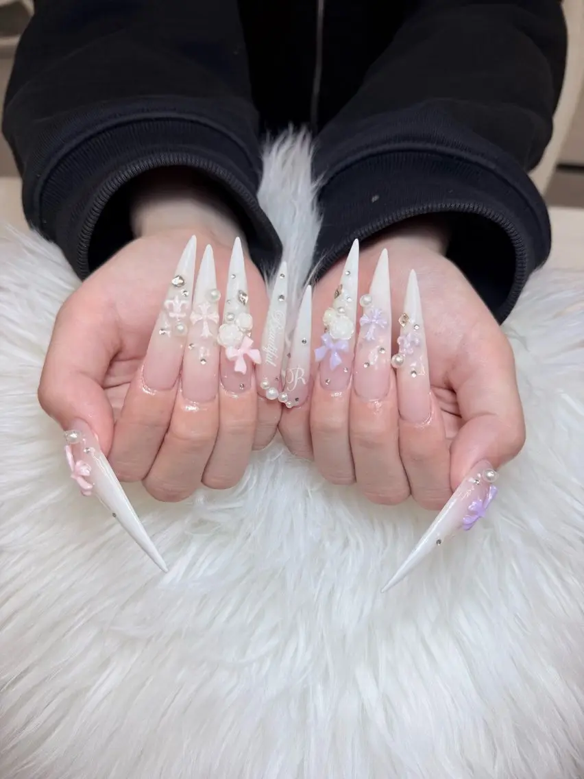 ネイル ハンドネイル ANH ゴテゴテネイルのネイルデザイン