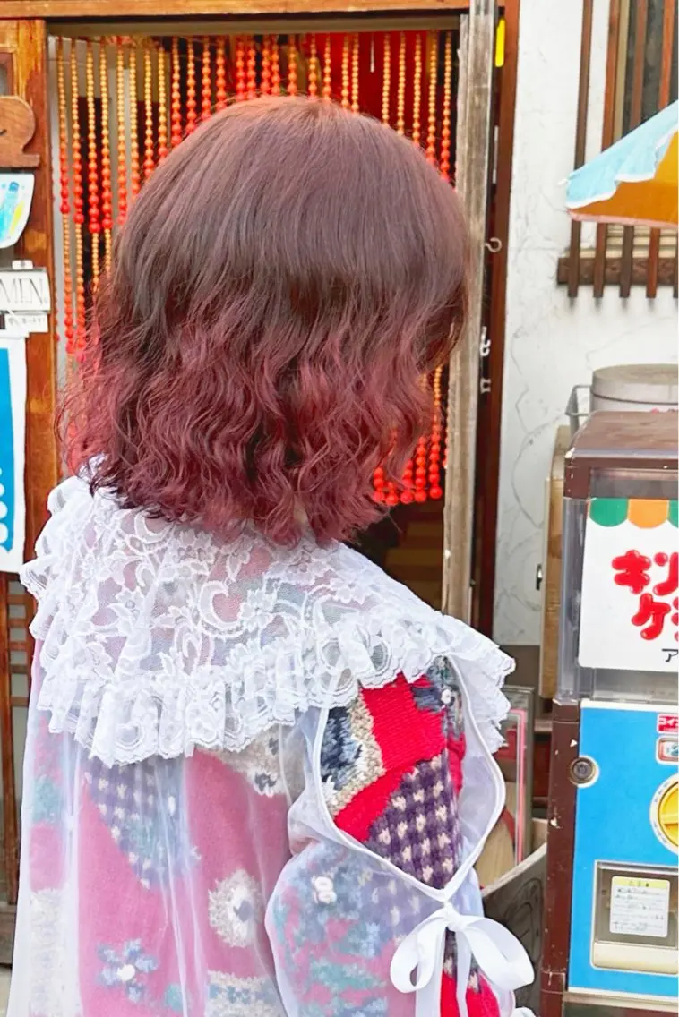 ミディアム カラー ハイトーン/デザイン カラー/HAYATOのヘアスタイル