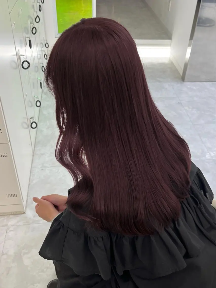 ロング カラー ヘアアレンジ ヘアカラー ヘアセット 🫧‪🎀うる艶暖色 🏹Nanako🎀のヘアスタイル