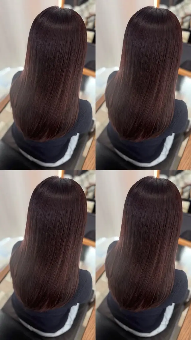 ロング カラー カット ヘアカラー 髪質改善🪽 森川☜ ☜ のヘアスタイル