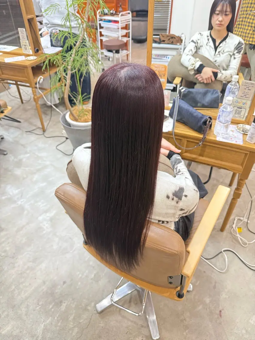 ロング カラー 小田桐 蓮のヘアスタイル