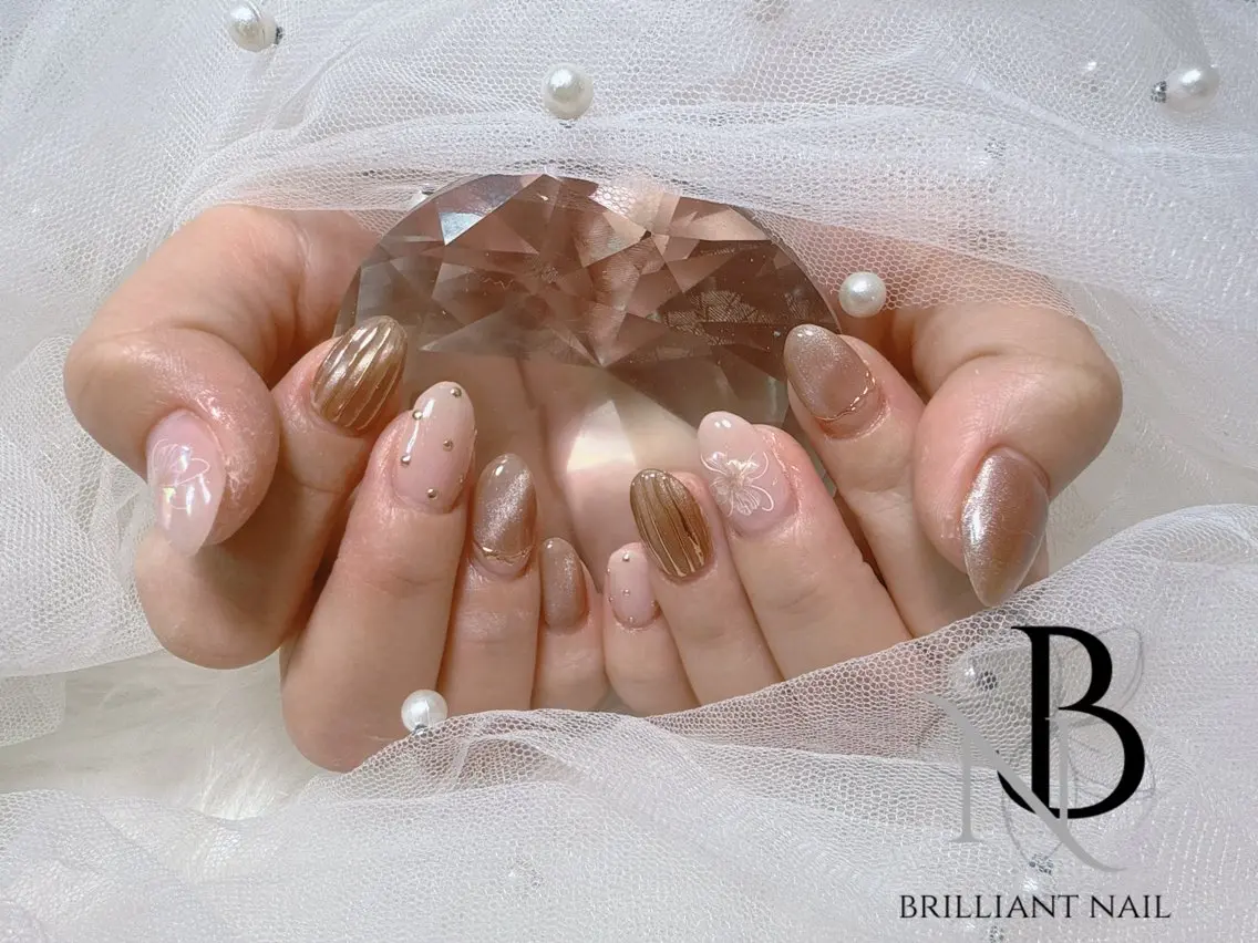 ネイル ハンドネイル ハンドケア brilliant nail💎あやのネイルデザイン