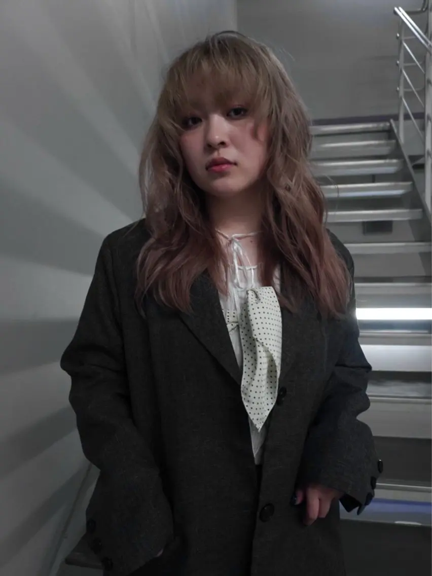 ロング カラー マツザキ マナトのヘアスタイル