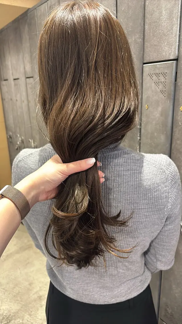 セミロング ヘアカラー 梅田美容室/カット /Maoのヘアスタイル