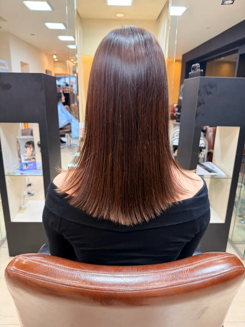 ミディアム 秋山 空澄のヘアスタイル