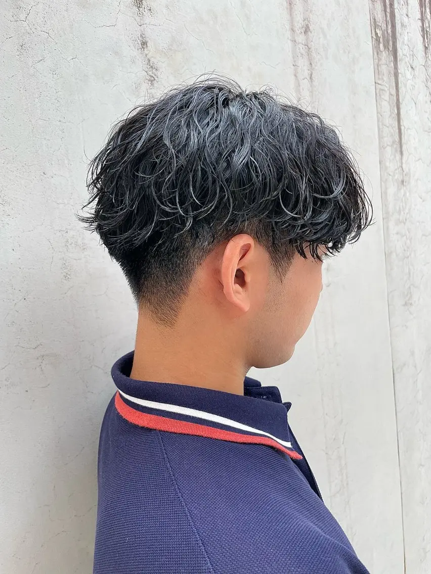 ショート カラー パーマ ヘアアレンジ メンズ カット パーマ トリートメント 亀井隆汰/メンズ専門 パーマ特化美容師のヘアスタイル