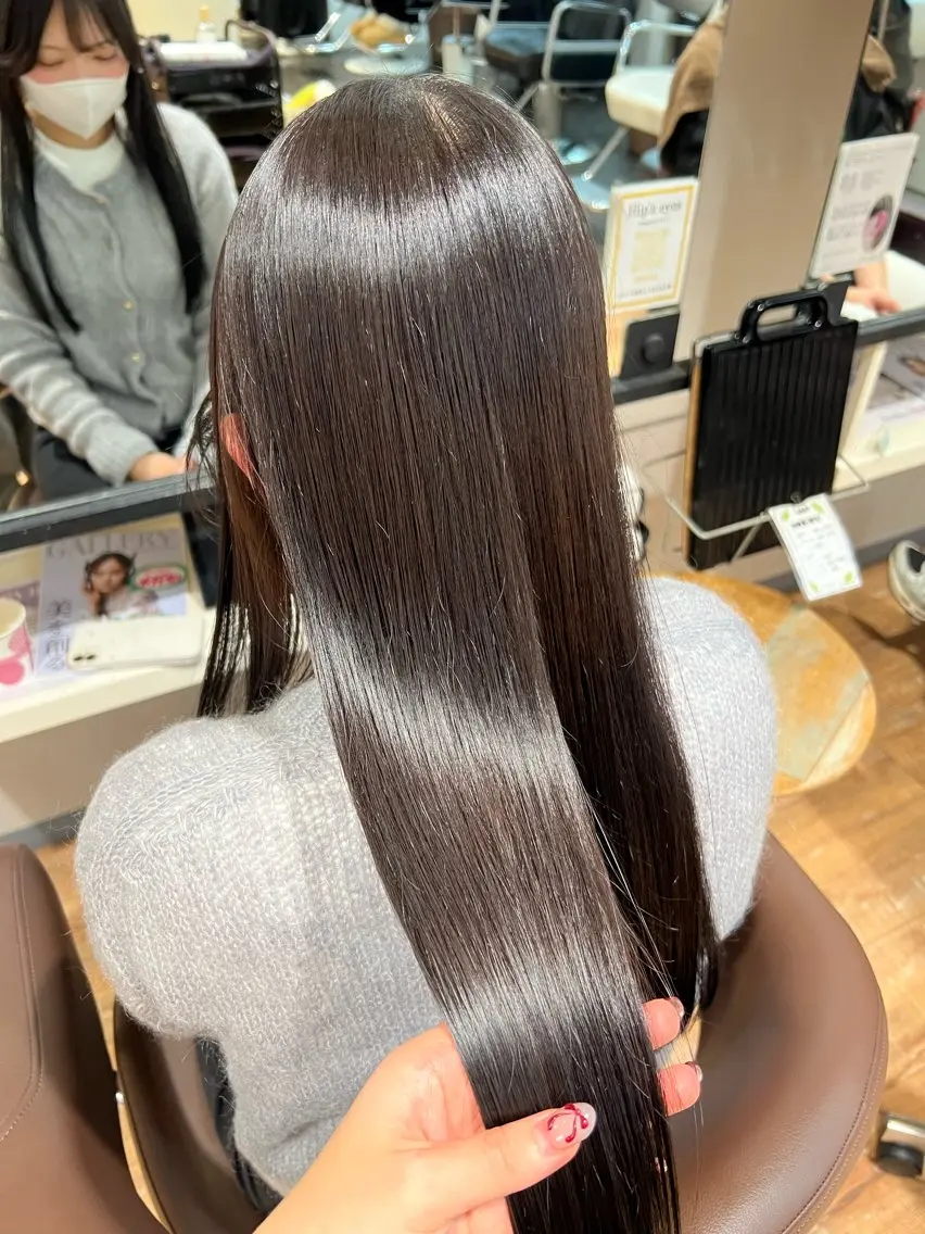 カラー グレージュ ヘアカラー トリートメント インナーカラー♡ Nanakoのヘアスタイル
