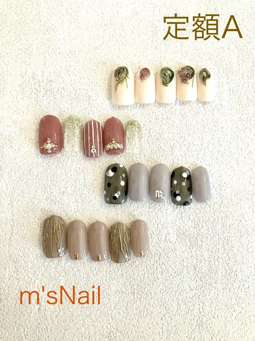 ネイル ジェルネイル パラジェル ハンドネイル m'sNail 福岡西区 ネイルのネイルデザイン