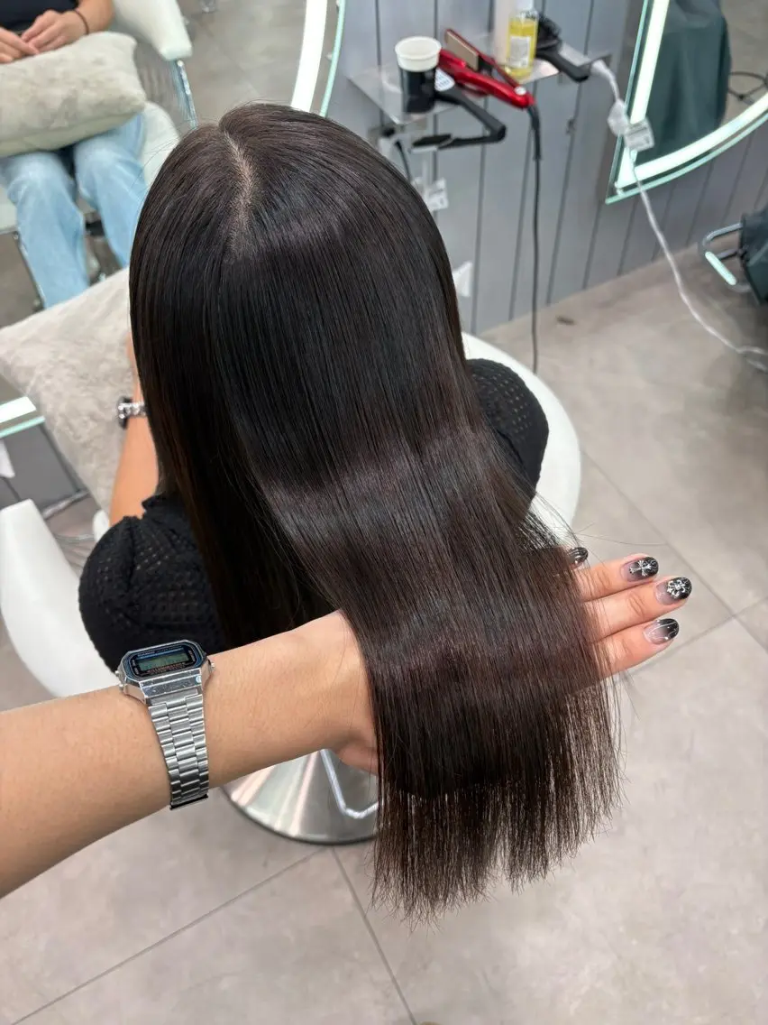ロング ヘアアレンジ アッシュ ボブ くびれヘア 顔まわりレイヤー 顔周りカット カット 縮毛矯正 トリートメント ヘアセット 大宮縮毛矯正🩵 レイヤー 佐藤和のヘアスタイル