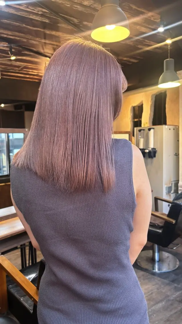 ミディアム ヘアカラー 𝑯𝒂𝒏𝒂🎀 colorlistのヘアスタイル