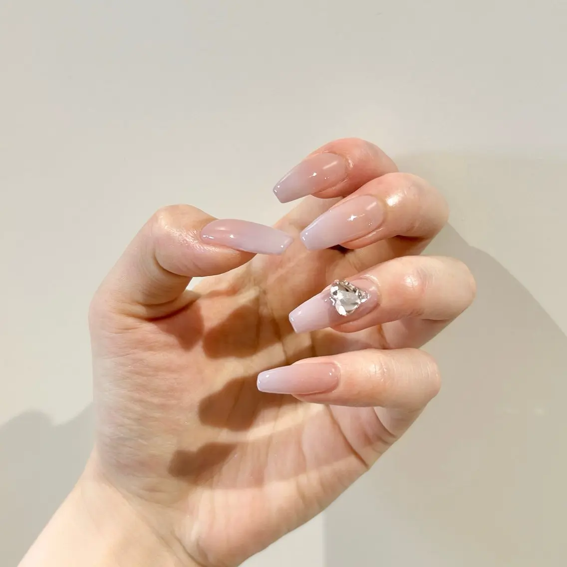 ネイル グラデーション ピンク パープル ハンドネイル Dallon nailのネイルデザイン