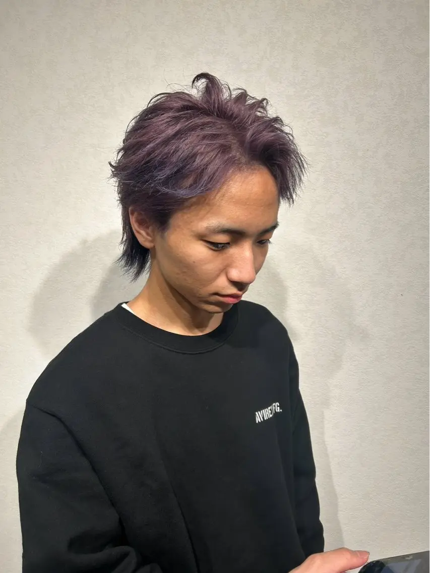【メンズ限定】メンズカット✂️+カラー🎨+前処理トリートメント✨️¥13000→¥5500の写真