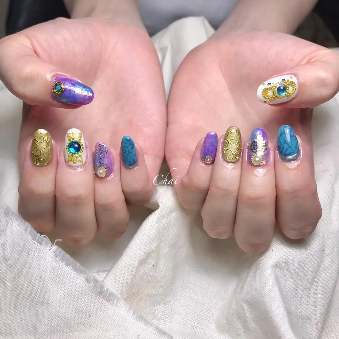 ネイル 持ち込み ハンドネイル chai nail _ai📍鶴橋/桃谷のネイルデザイン