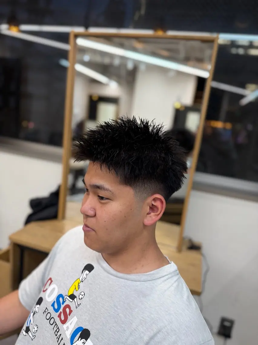 ショート メンズ フェードカット 渋谷【メンズ特化】 レンのヘアスタイル