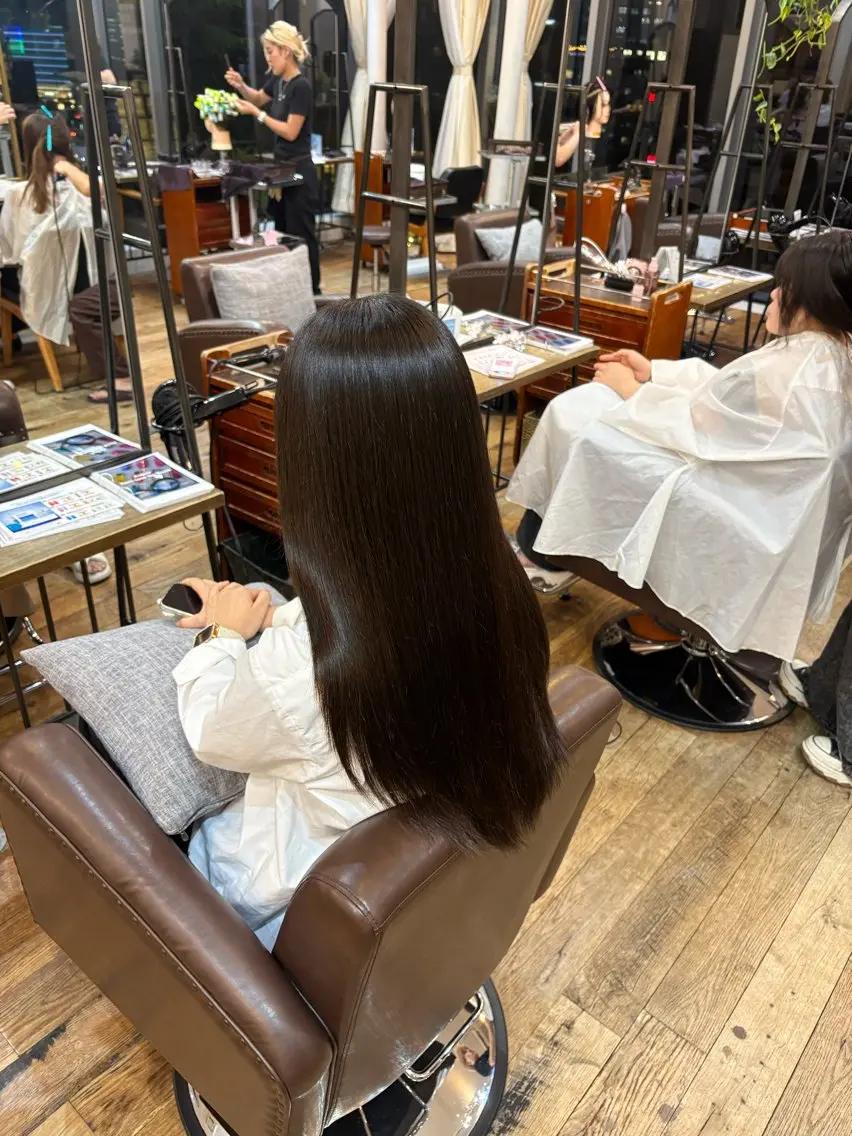 ロング トリートメント カラー/パーマ さくらのヘアスタイル