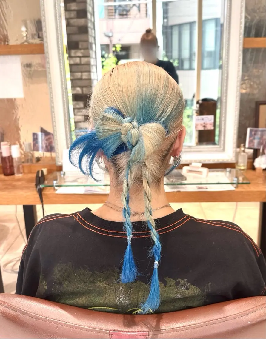 ミディアム 着付け 市沢 光花のヘアスタイル