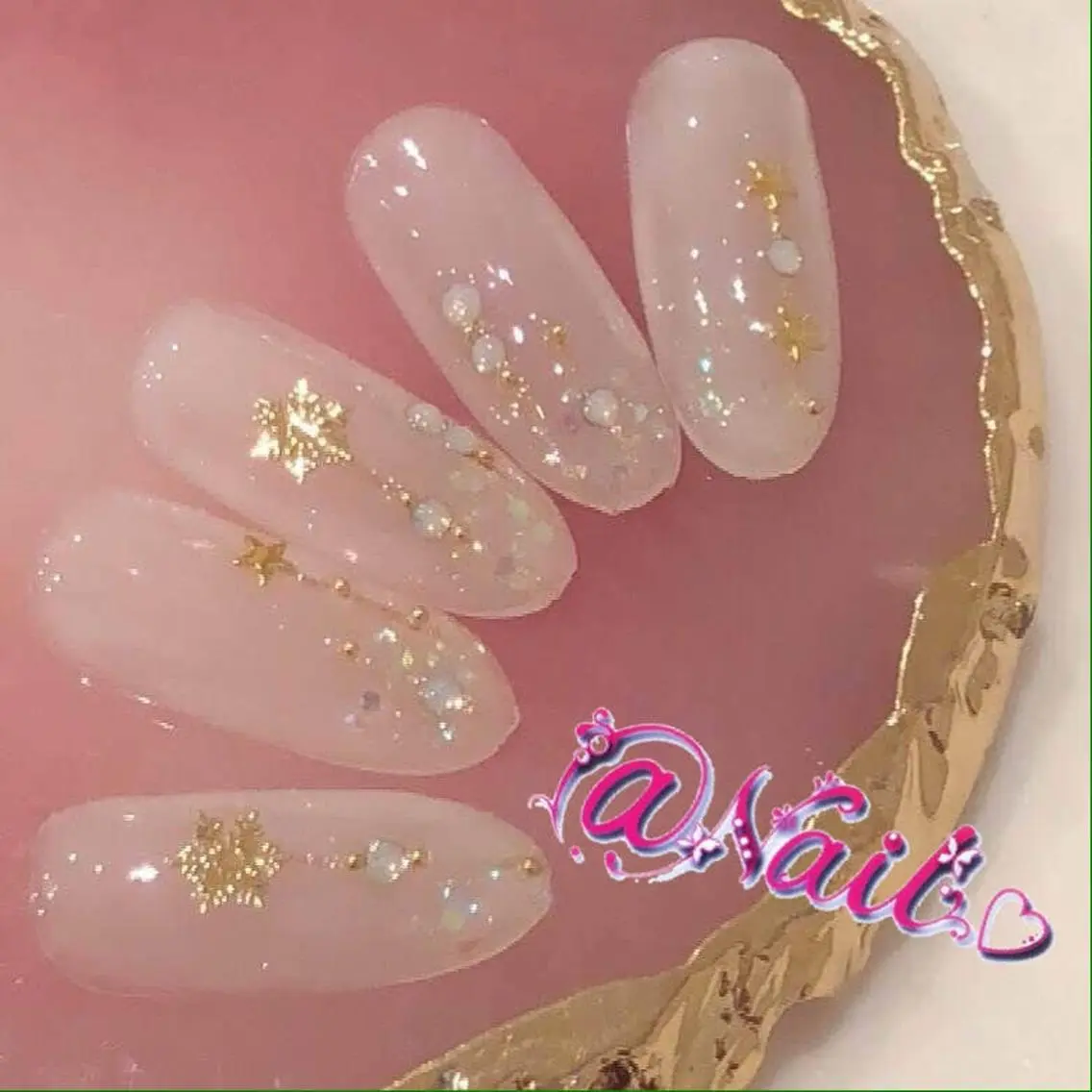 ネイル ネイルチップ 小尾 栞のネイルデザイン