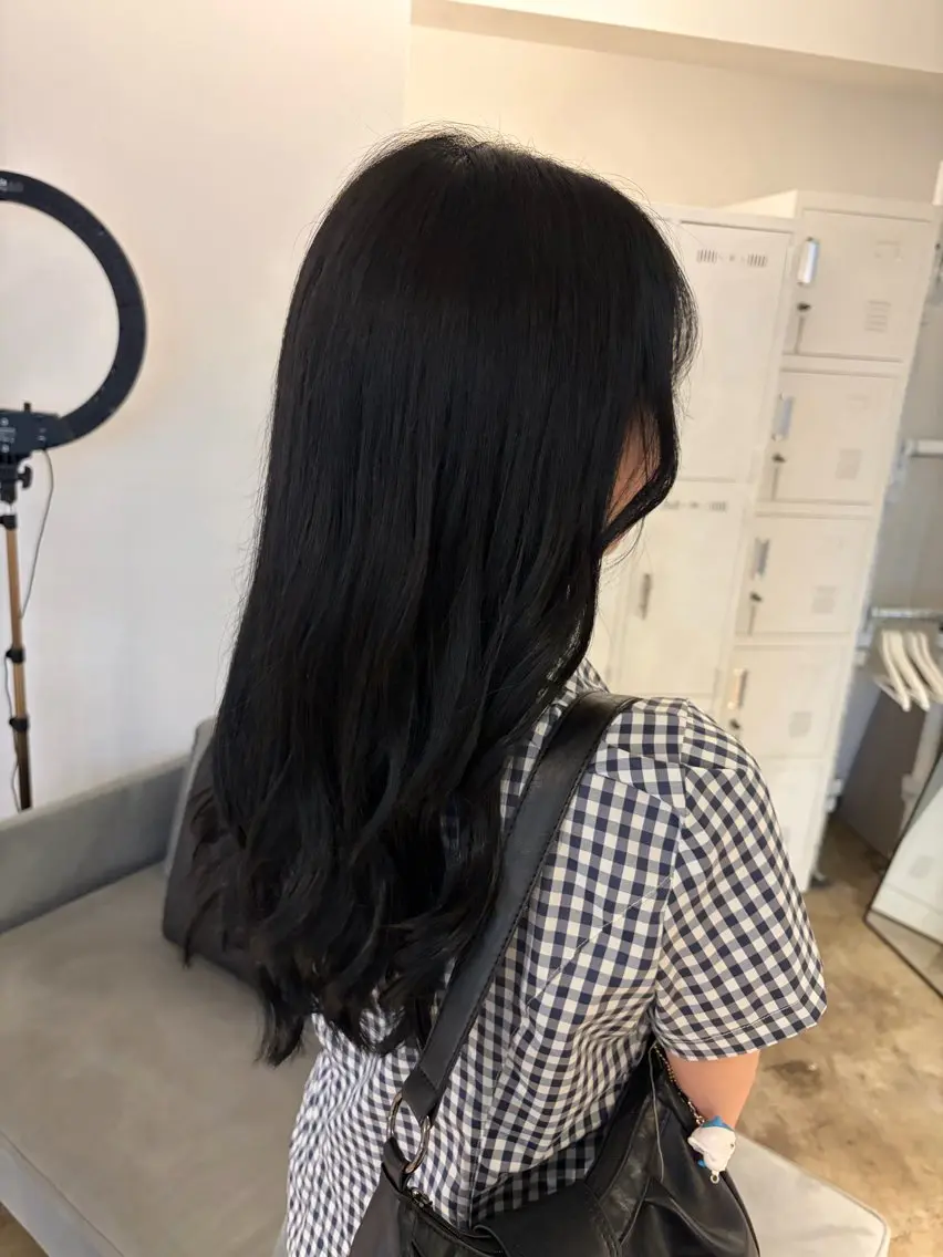 ロング ヘアカラー トリートメント ワンカラー🌙.* 艶カラー/NeNeのヘアスタイル