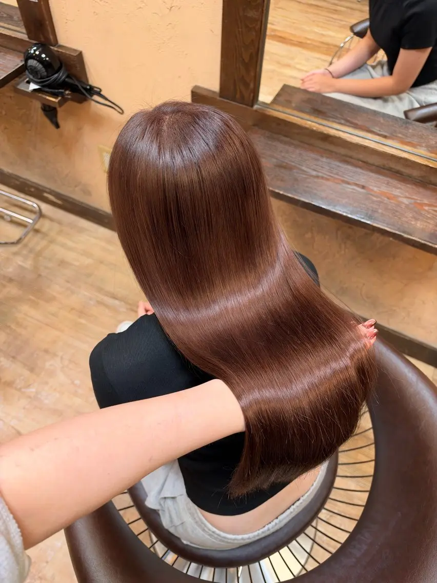 ロング カラー ブラウンカラー ヘアカラー moremuu 舞桜🤍🫧のヘアスタイル