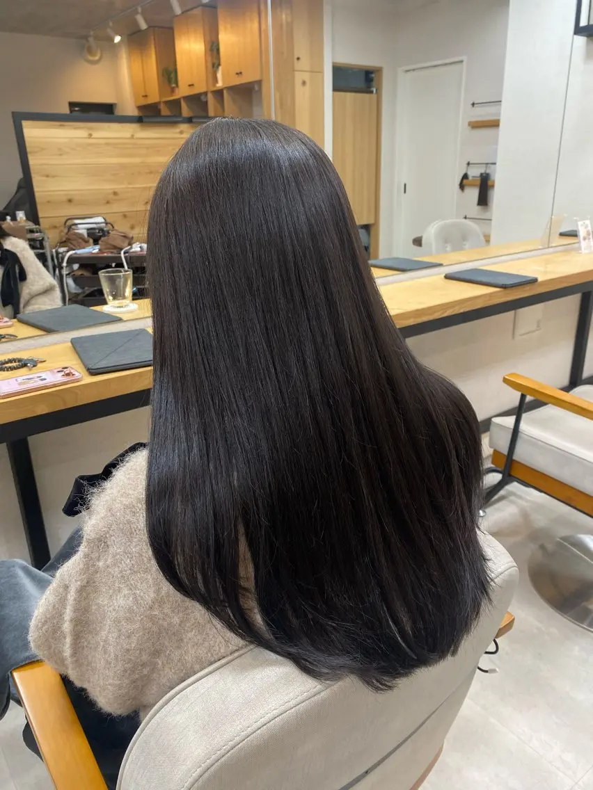 ロング カット ヘアカラー HIYORI🧁 登戸のヘアスタイル