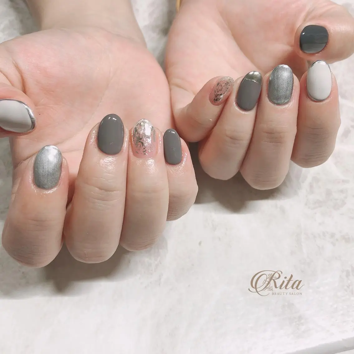 ネイル アートネイル salon de fika【中崎町】のネイルデザイン