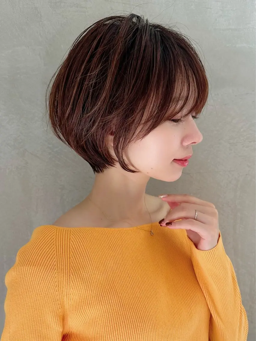 ショート ヘアカラー トリートメント ヘッドスパ 縮毛矯正/レイヤー taiga🐯のヘアスタイル