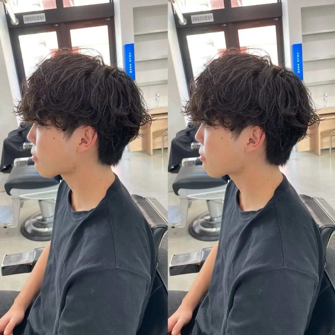 パーマ メンズ 波巻きパーマ カット パーマ メンズパーマ特化/ パーマ職人古田和也のヘアスタイル