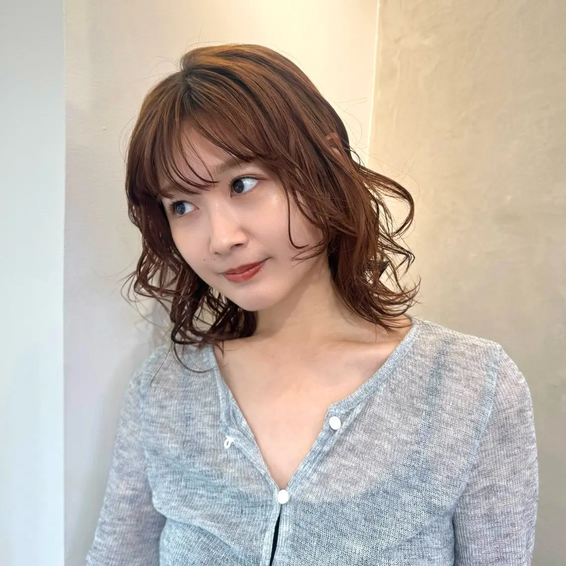 ミディアム カラー 🫧暖色カラー/髪質 改善　さくら🌸のヘアスタイル