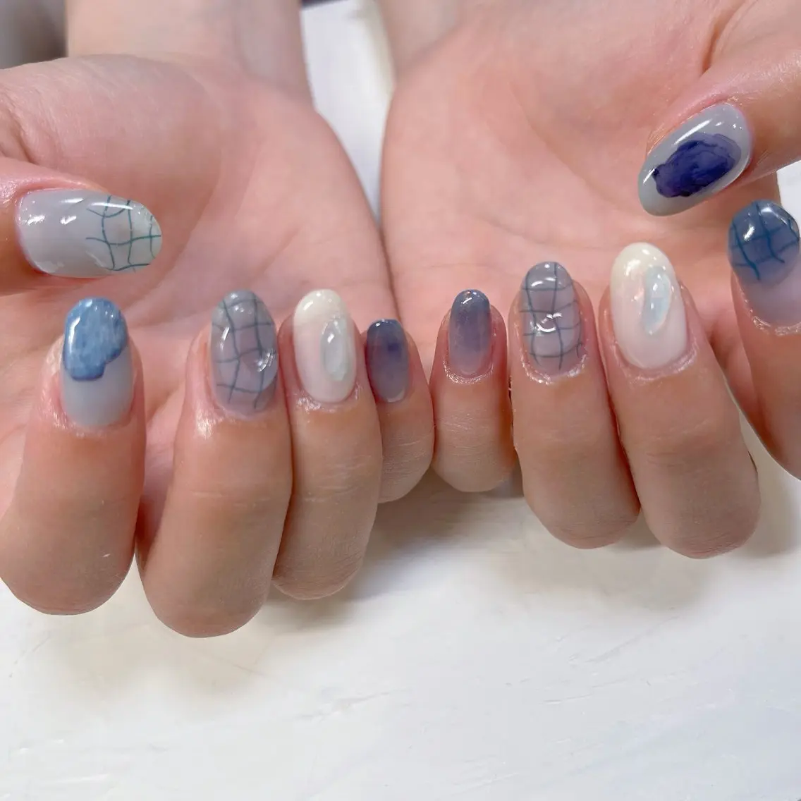 ネイル Maya 🧊🫧‪／渋谷のネイルデザイン
