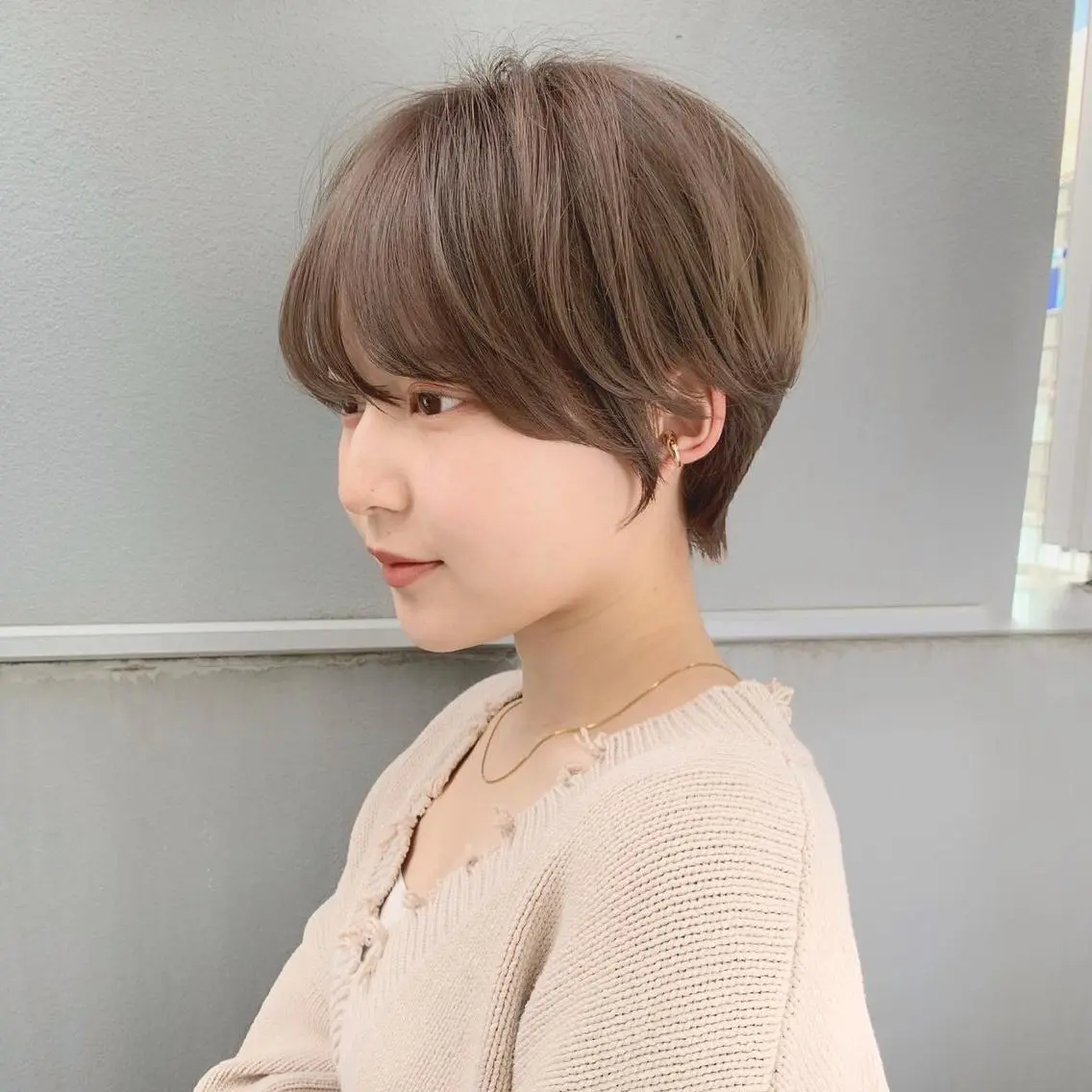 ショート カラー ショートヘア 立川✨ブリーチ・ ケアブリーチ✨のヘアスタイル