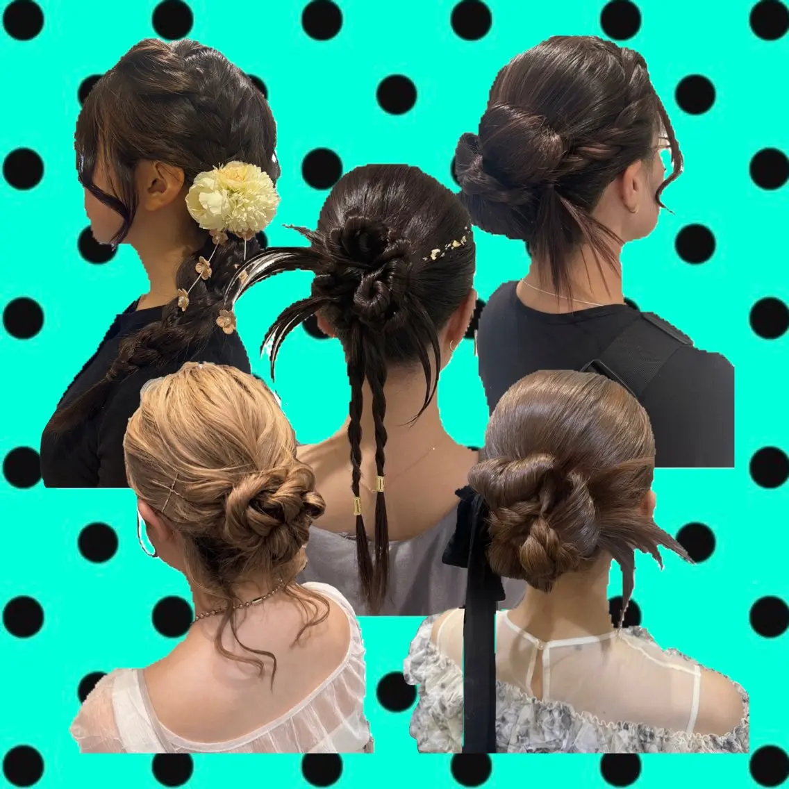 ヘアアレンジ ヘアセット ブリーチカラー/ ヘアセット/エクステのヘアスタイル