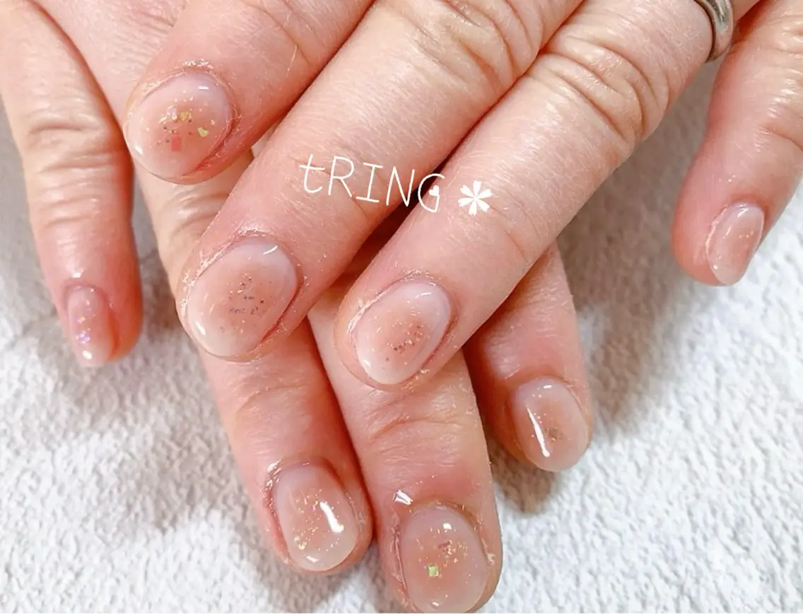 ネイル ハンドネイル tRING＊ しいの木台のネイルデザイン