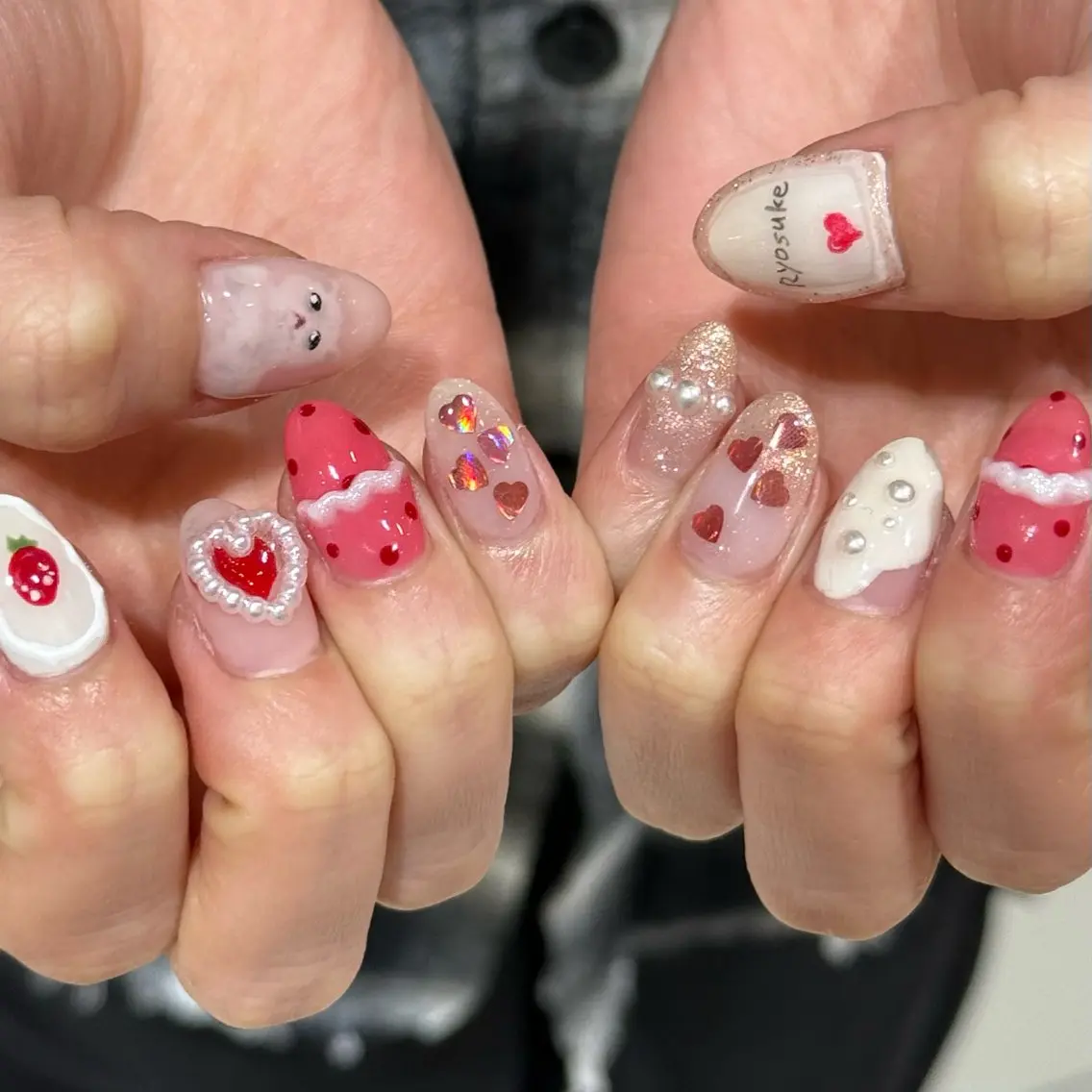 【ご新規様限定 特別価格🉐】🎀hand 持ち込みデザイン(ケア代別)の写真