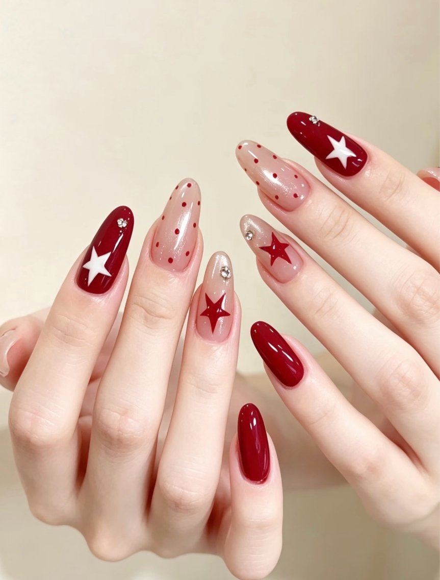 ネイル ハンドネイル H3 Nail Tsuki🦋💙のネイルデザイン