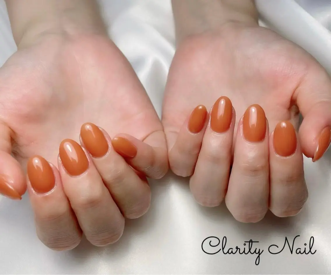 ネイル ワンカラーネイル ハンドネイル Clarity Nailのネイルデザイン