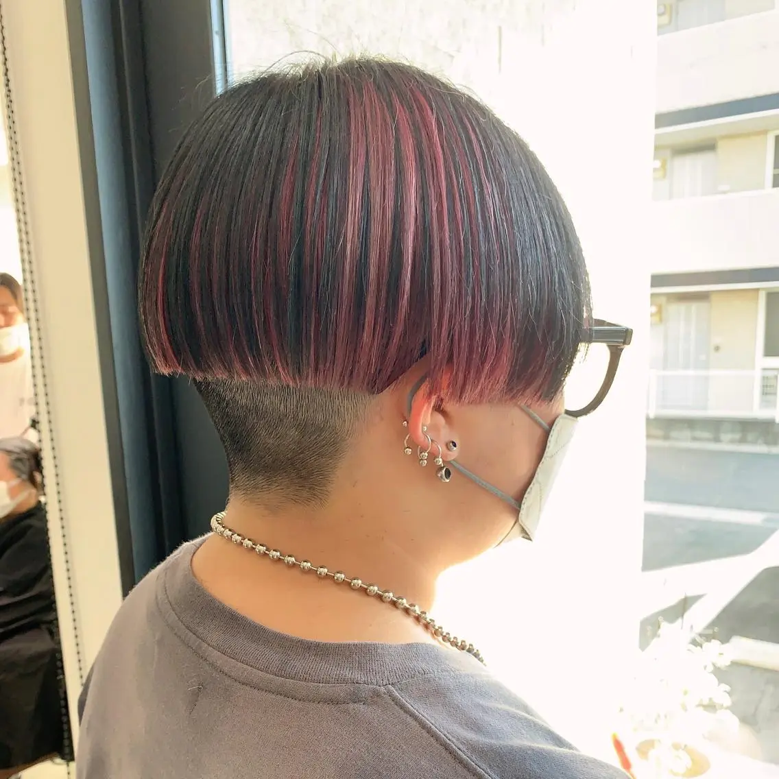 ショート ヘアカラー トリートメント ヘアセット 中村 優太のヘアスタイル