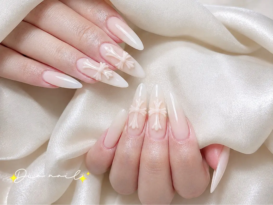 ネイル フットネイル 韓国ネイル レース マグネットネイル ニュアンスネイル ハンドネイル Dia nail サロンのネイルデザイン