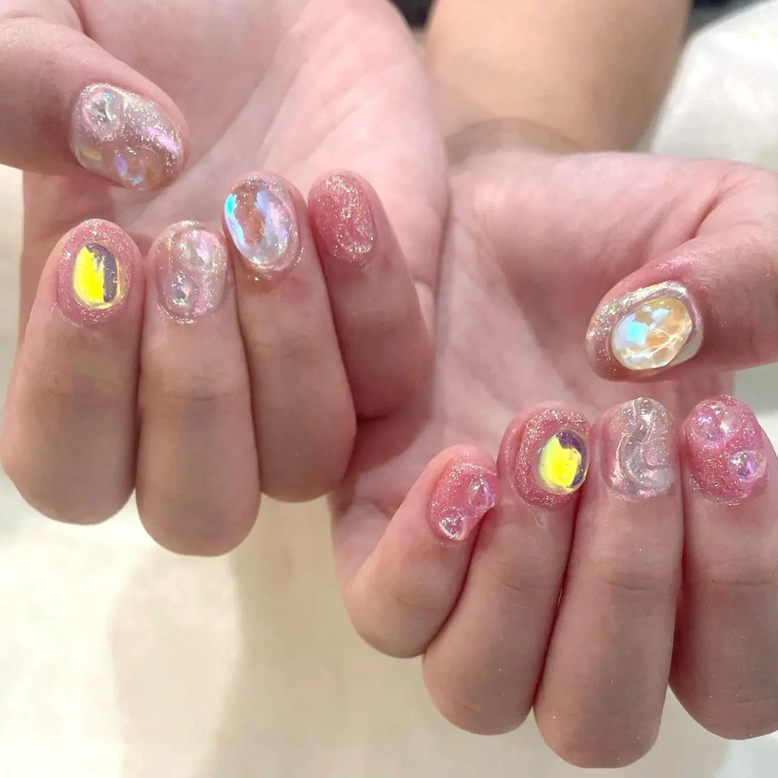 ネイル ハンドネイル 新井 ひなののネイルデザイン