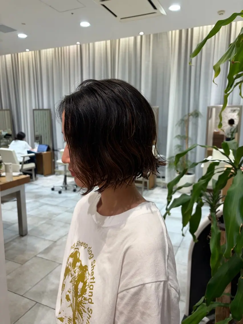 ミディアム 【夜限定美容師】 えしまけんたのヘアスタイル
