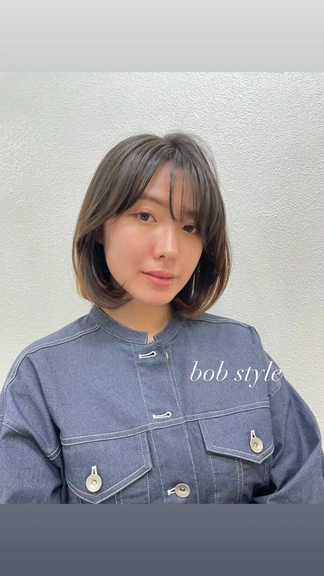 ショート ボブ 似合わせカット カット ヘアカラー トリートメント ヘアセット ♡レイヤーボブ パーマ/うらら♡のヘアスタイル