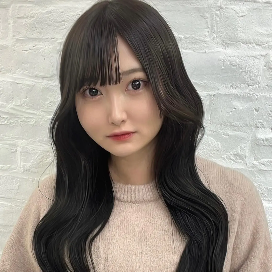 セミロング カラー パーマ ヘアアレンジ 結婚式・ブライダル アッシュ ベージュカラー 黒髪 ブリーチ 韓国ヘア×2way 🇰🇷和知拓郎のヘアスタイル