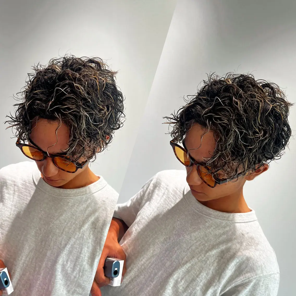 カラー パーマ メンズ 個室サロンKAITO メンズ特化美容師のヘアスタイル